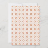 Palm Spring Retro Hochzeit Retro speichern Das Dat Einladung (Rückseite)