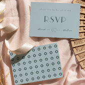 Palm Spring Retro Wedding RSVP Card