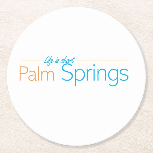Palm Spring Untersetzer (Vorderseite)