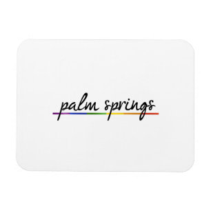 PALM- SPRINGGay Pride - .PNG Magnet