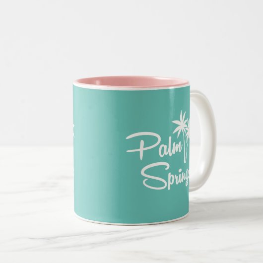 Palm- Springmitte- des jahrhundertsmoderne Tasse (VorderseiteRechts)