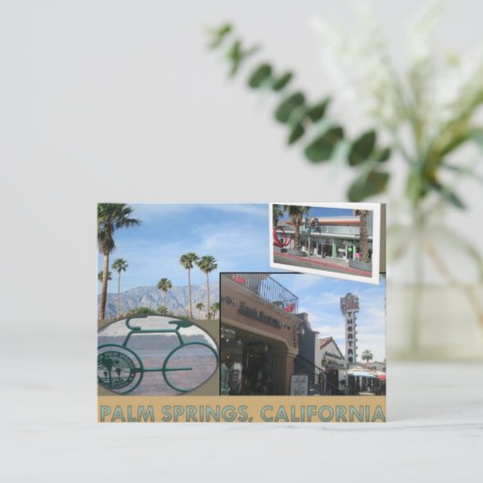 PALM SPRINGS #2 POSTCARD POSTKARTE (Stehend Vorderseite)