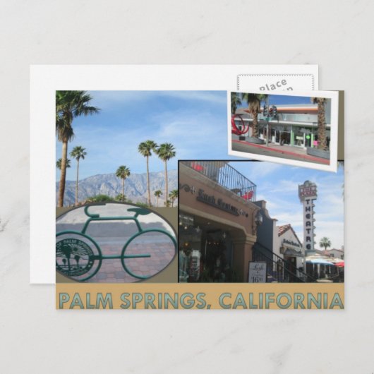 PALM SPRINGS #2 POSTCARD POSTKARTE (Vorne/Hinten)