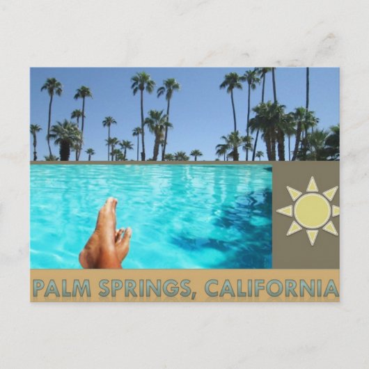 PALM SPRINGS #4 POSTCARD POSTKARTE (Vorderseite)