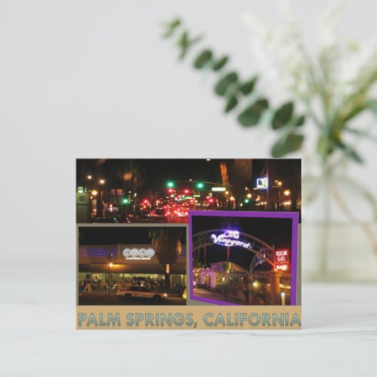 PALM SPRINGS #6 POSTCARD POSTKARTE (Stehend Vorderseite)