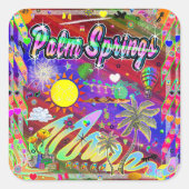 Palm Springs Aufkleber "Nu Era" (Vorderseite)