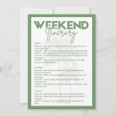 Palm Springs Bachelorette Einladung (Rückseite)