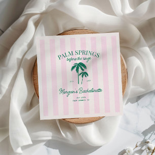 Palm Springs Before The Rings Junggesellinnen-Absc Serviette