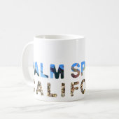 Palm Springs Blue & Green Kaffeetasse (Vorderseite Links)