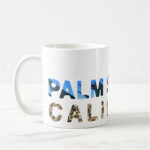 Palm Springs Blue & Green Kaffeetasse (Links)