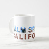 Palm Springs Blue & Green Kaffeetasse (Vorderseite Links)