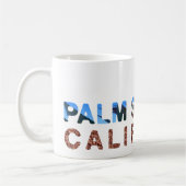 Palm Springs Blue & Green Kaffeetasse (Links)
