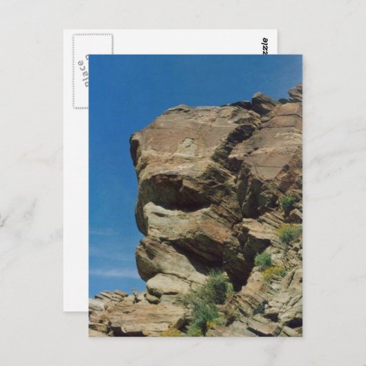 Palm Springs Boulder Postkarte (Vorne/Hinten)