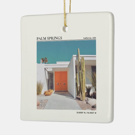 Palm Springs Bright Door Ornament (Links)