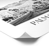 Palm Springs California Arch Foto Print Poster (Ecke)