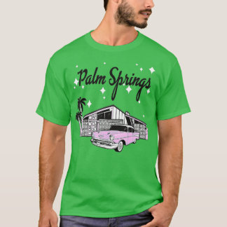 Palm Springs California aus der Vintagen Mitte der T-Shirt