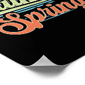 Palm Springs California Beach Vacation Sunset Poster (Ecke)