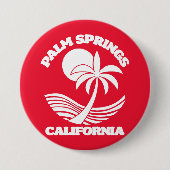 Palm Springs California Button (Vorderseite)