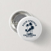 Palm Springs California Button (Vorne & Hinten)