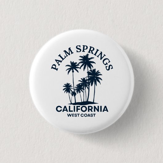 Palm Springs California Button (Vorderseite)