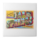 Palm Springs California CA Large Letter Postcard Fliese (Vorderseite)