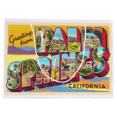 Palm Springs California CA Large Letter Postcard Große Geschenktüte (Rückseite)