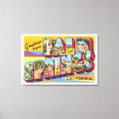 Palm Springs California CA Large Letter Postcard Leinwanddruck (Vorderseite)