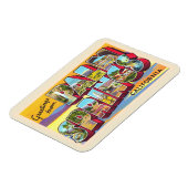 Palm Springs California CA Large Letter Postcard Magnet (Linke Seite)