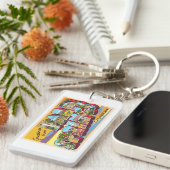 Palm Springs California CA Large Letter Postcard Schlüsselanhänger (Vorderseite rechts)