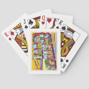 Palm Springs California CA Large Letter Postcard Spielkarten