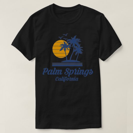 Palm Springs California CA Staat Beach Cali SoCal T-Shirt (Design vorne)