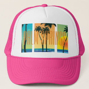 Palm Springs California LKW-Fahrerhut Truckerkappe