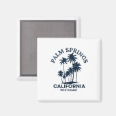 Palm Springs California Magnet (Vorderseite/Rückseite)