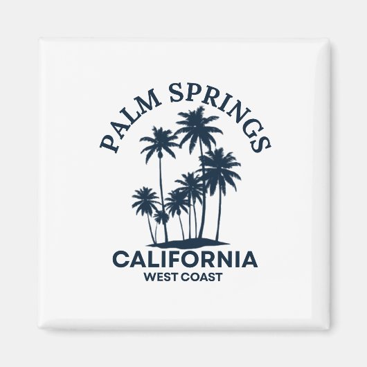 Palm Springs California Magnet (Vorne)