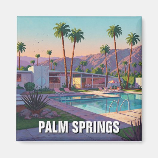 Palm Springs California Magnet (Vorne)