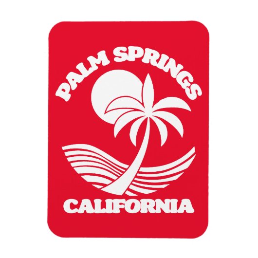 Palm Springs California Magnet (Vertikal)