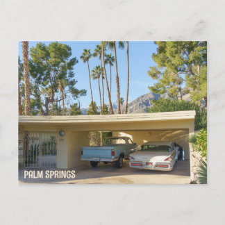 Palm Springs California Modernes Foto Postkarte