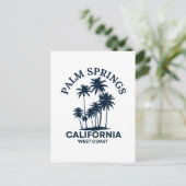 Palm Springs California Postkarte (Stehend Vorderseite)