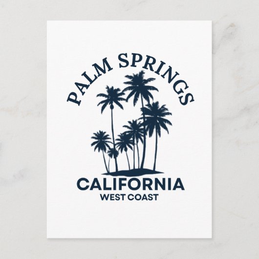 Palm Springs California Postkarte (Vorderseite)
