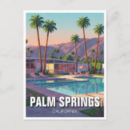 Palm Springs California Postkarte
