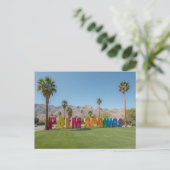 Palm springs california postkarte (Stehend Vorderseite)