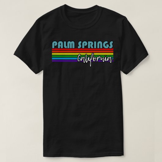Palm Springs California Pride Palm Springs LGBT G T-Shirt (Design vorne)