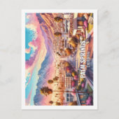 Palm Springs California US Fantastischer Place Was Postkarte (Vorderseite)