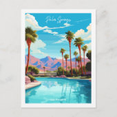 Palm Springs California USA Vintage Postkarte (Vorderseite)