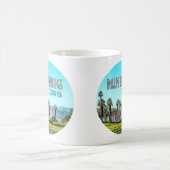 Palm Springs California Vintag Kaffeetasse (Mittel)