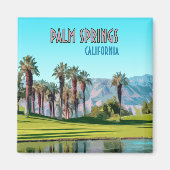 Palm Springs California Vintag Magnet (Vorne)