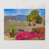 Palm Springs California Wedding Save the Date Ankündigungspostkarte (Vorderseite)