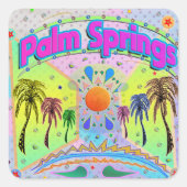 Palm Springs Calm Desire Aufkleber (Vorderseite)