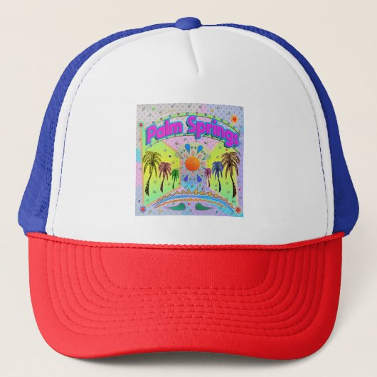 Palm Springs Calm Desire Hat Truckerkappe (Vorderseite)