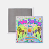 Palm Springs Calm Desire Magnet (Vorderseite/Rückseite)